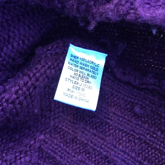 Anthropologie Lulumari Purple Sweater - Picture 7 of 8